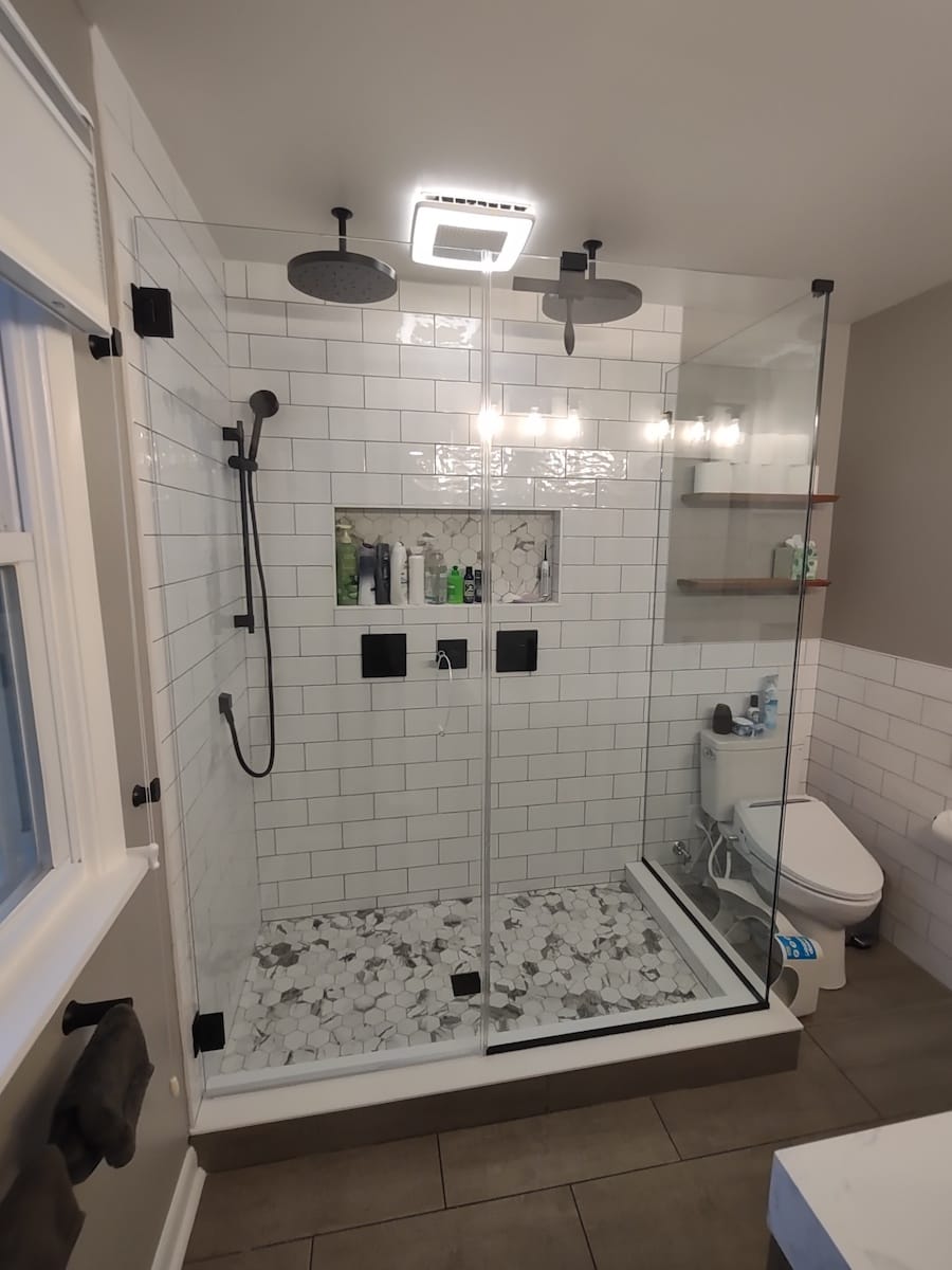 Modern bathroom remodel showcasing professional bathroom remodeling services in Pennsylvania