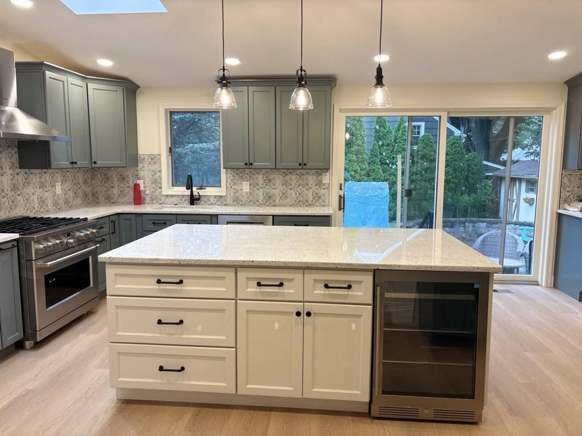 Completed kitchen remodeling project in Blue Bell, PA