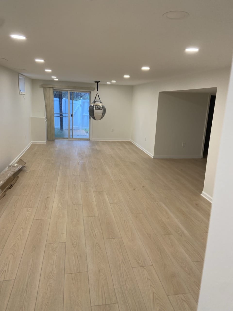 Basement remodel after